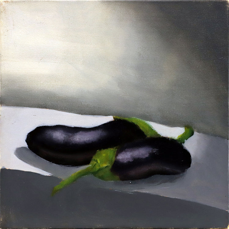 Two eggplants - Shan Qasim